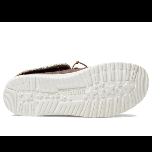 NWT Hey Dude Wendy Wooly Twill Fold Boot - Picture 5 of 6